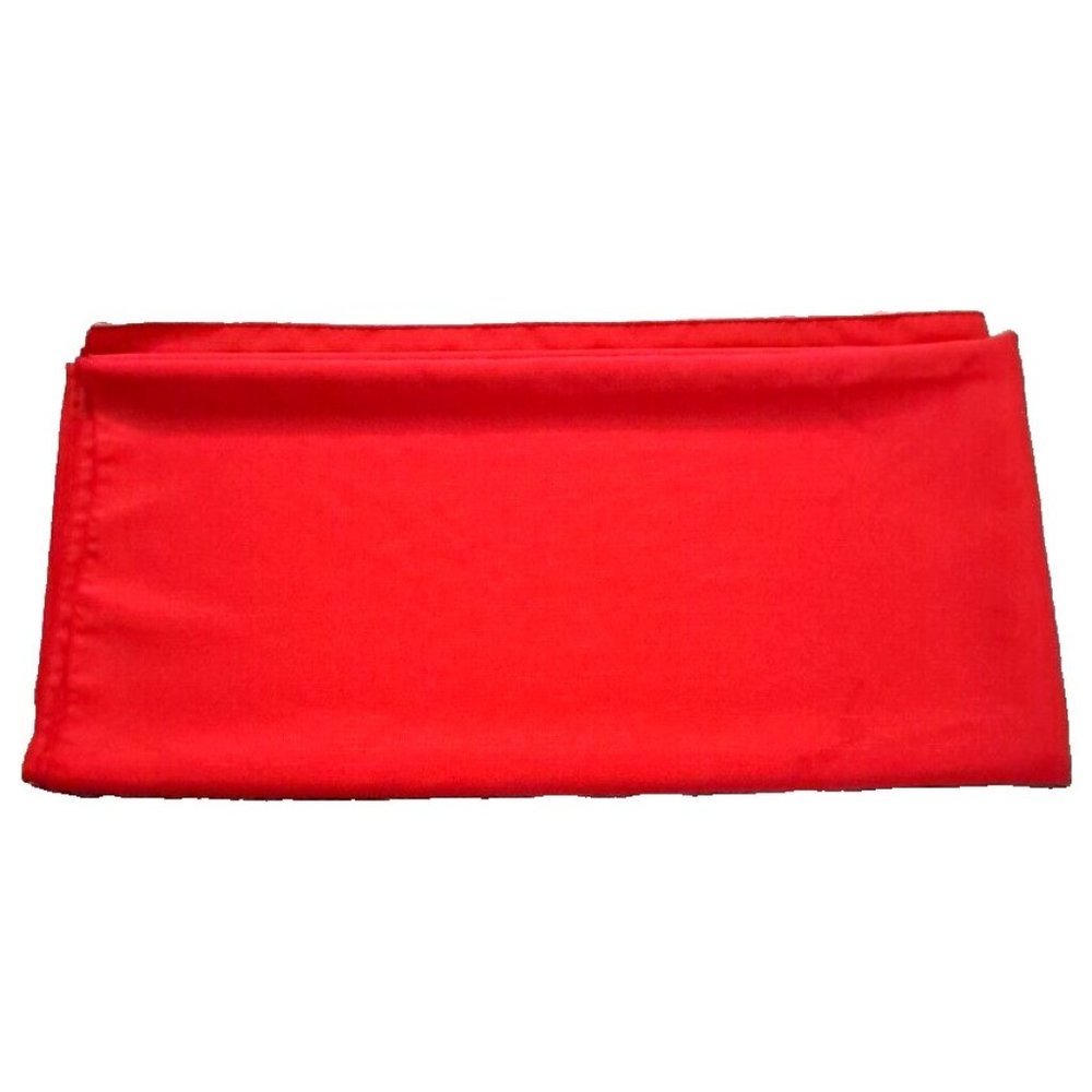 Red Tablecloth Cloth Oblong Holiday Festive Holidays Seasonal Bright XL 120x61